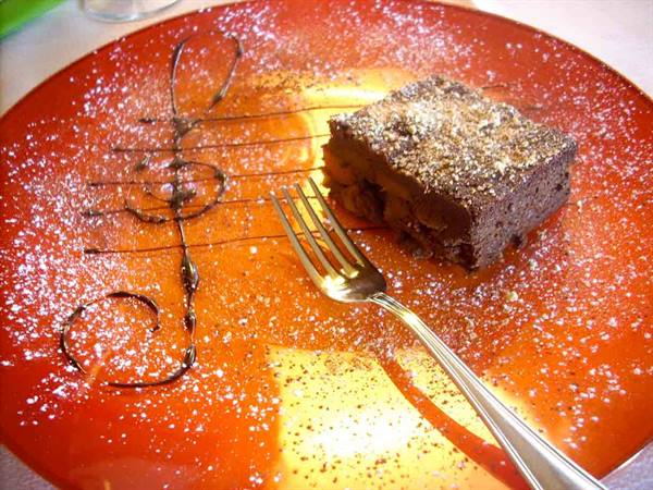 The traditional pumpkin cake