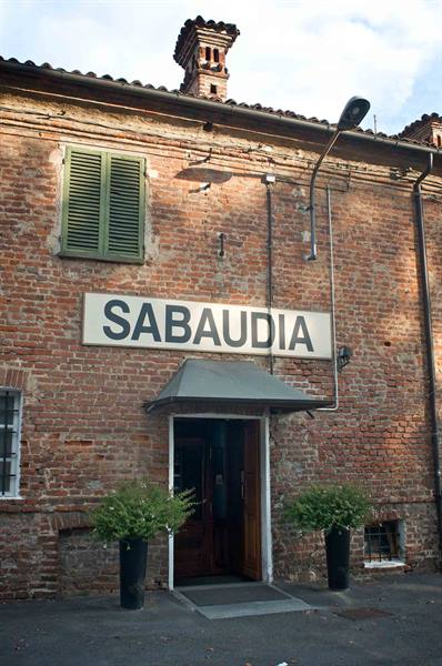 The entrance of Ristorante Sabaudia in Stupinigi