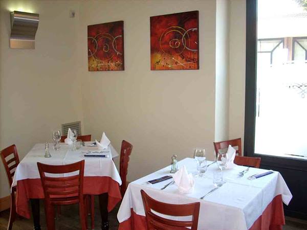 At the table at Ristorante Alla Contrada