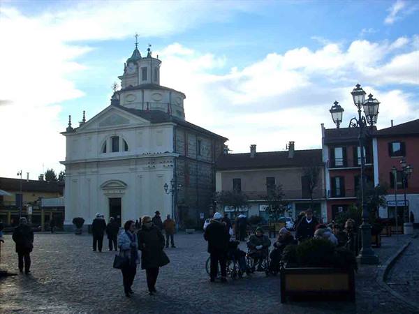 View of the central square with the church of the Confraternity of the Holy Spirit