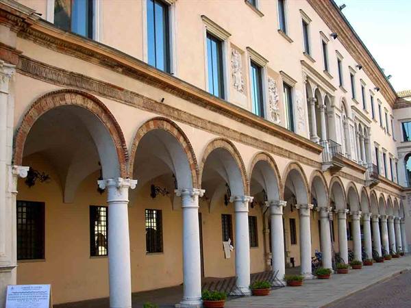 An elegant arcade in the center