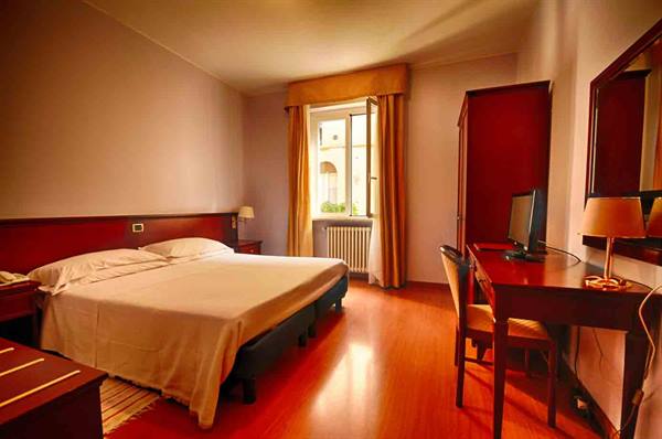 Our room at the Hotel Ristorante Castello