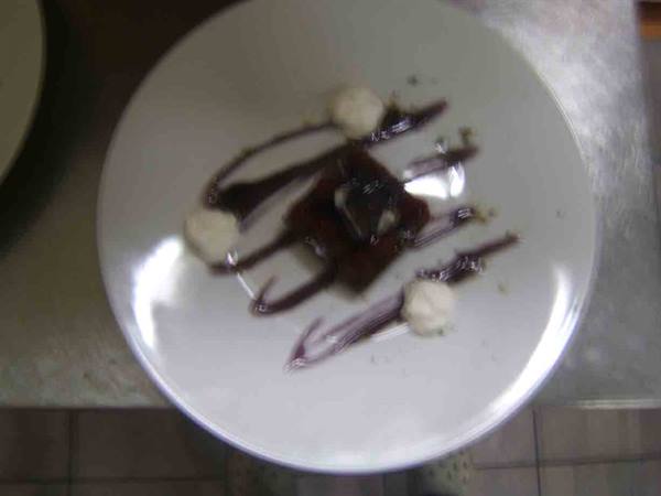A delicious dessert of Ristorante Castello