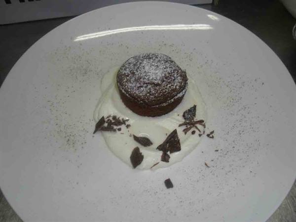 A delicious dessert of Trattoria La Casa di Bacco