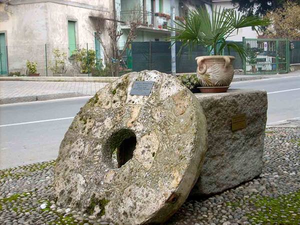 An old millstone