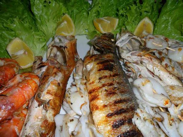 A nice grilled fish from Ristorante Da Fosca