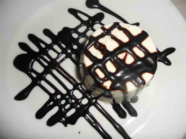 The panna cotta of Ristorante Da Fosca