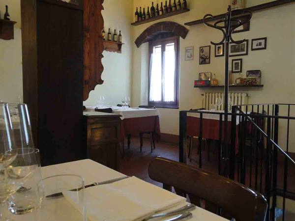 At the table at Trattoria del Borgo