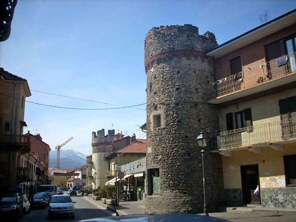 The ancient towers in the center