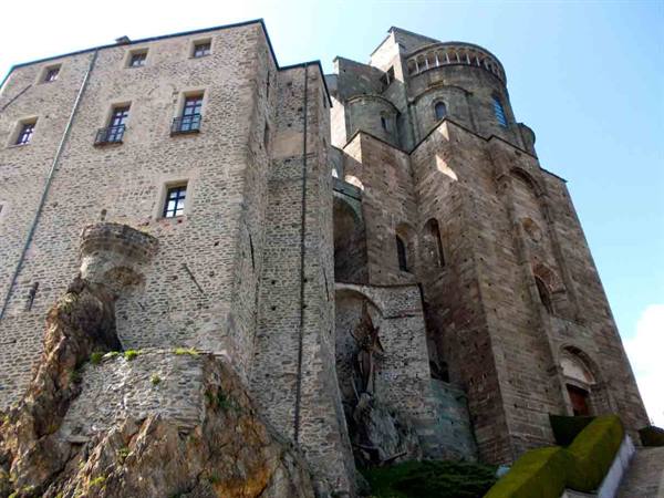 View of the Sacra di San Michele