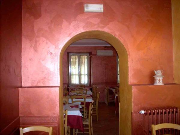 In the dining rooms of Ristorante I Tre Gat