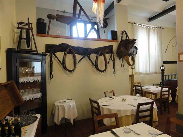 At the table at Ristorante La Scuderia