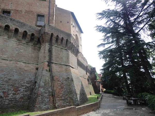 Side view of the Rocca
