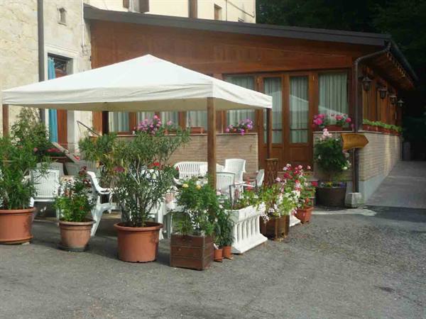 At the Albergo Ristorante Santina