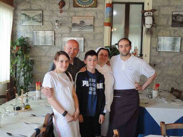 The owners of Ristorante Santina