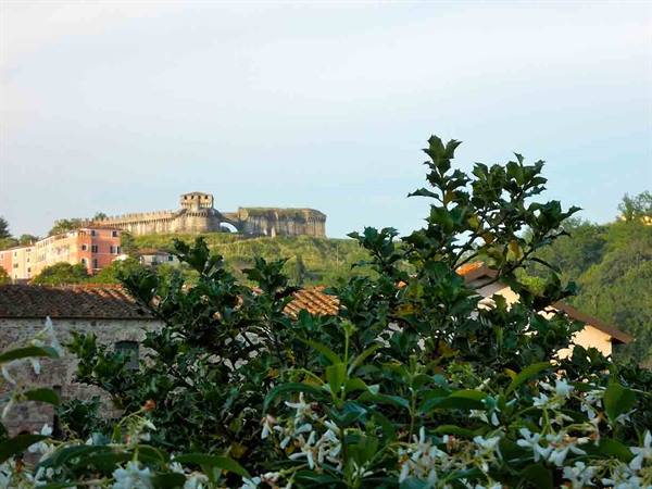 View of the Fortress of Sarzanello