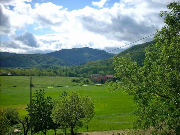 View over the hills from the Faro