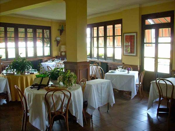 The dining room of Ristorante Bel Soggiorno
