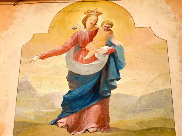 A fresco in Tassarolo