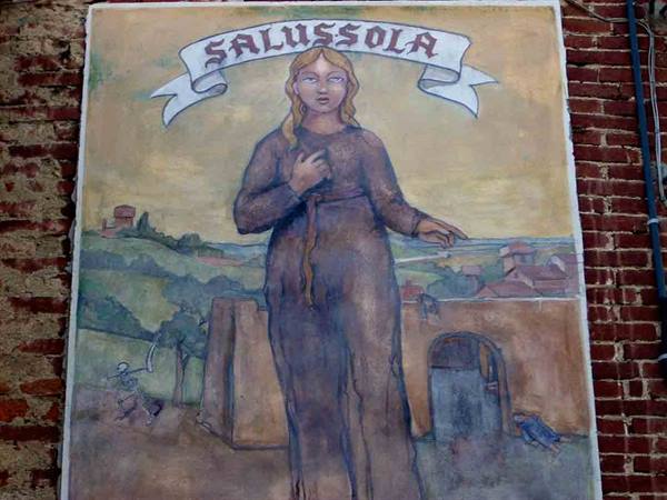 A fresco in Salussola