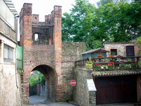 The ancient village gate