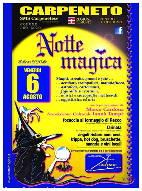 Poster Magic Night in Carpeneto 2010