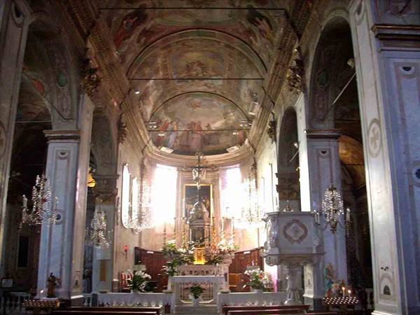 Interior of the Church of Sant'Olcese