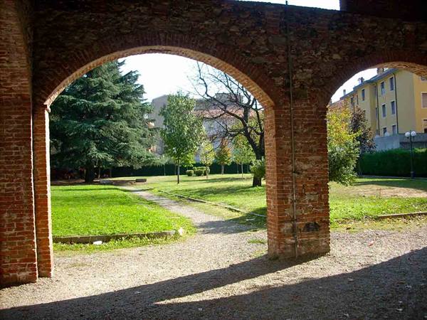 Glimpse of a park of Ovada