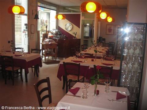 The dining room of the Ristorante Campanarò