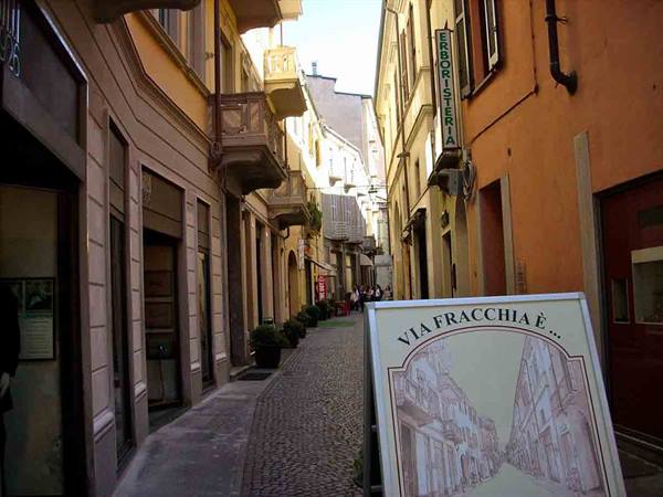 The shopping street