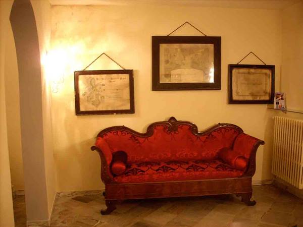 The lobby of the Albergo Ristorante Malò