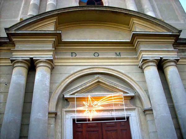 The parish church, detail