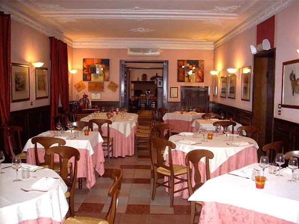 The dining room of Ristorante Il Cuuc