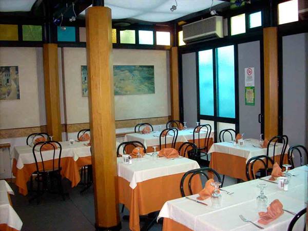 In the dining rooms of Ristorante Al Cantuccio in Legnano