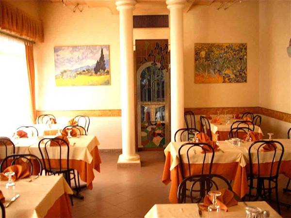 In the dining rooms of Ristorante Al Cantuccio in Legnano