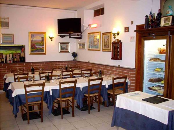 In the dining rooms of Ristorante Pizzeria Victor