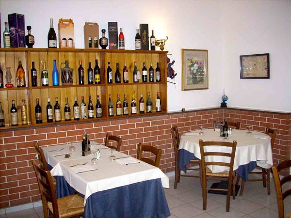 In the dining rooms of Ristorante Pizzeria Victor