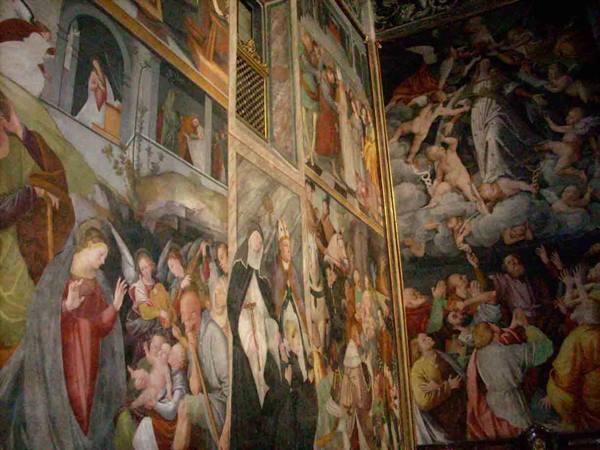 Church of San Cristoforo, frescoes