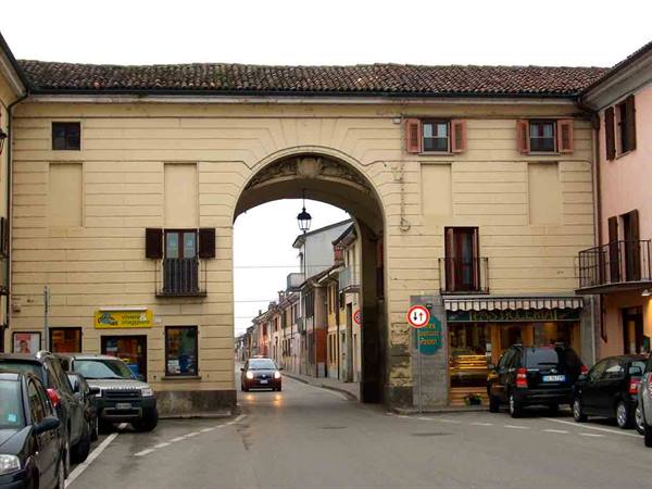 Entering the village