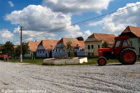 Viscri, the village centre