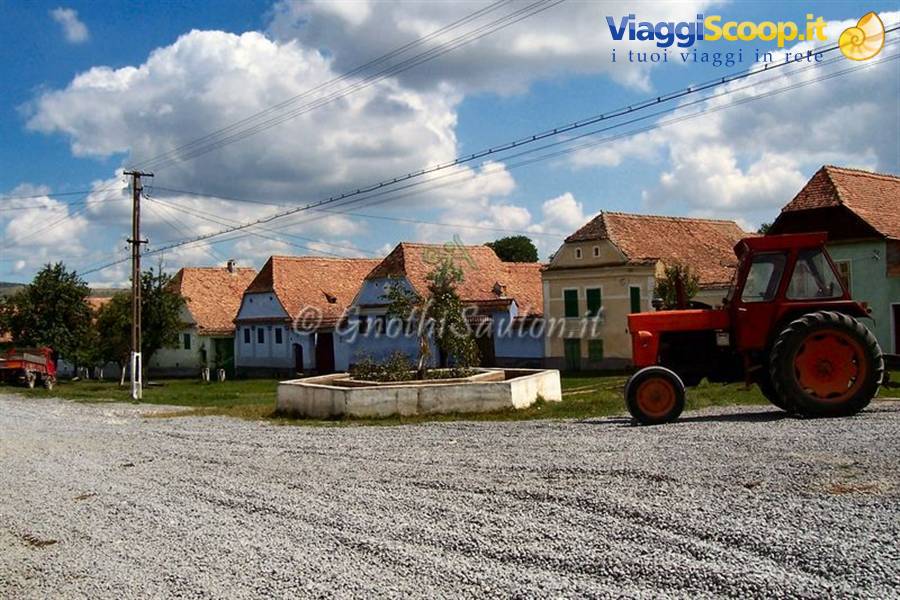 Viscri, the village centre