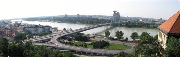 Slovakia: Bratislava view of the Danube