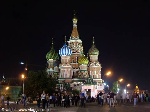 St Basil's at night