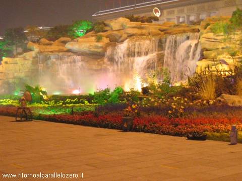 Tiam Anmen square at night