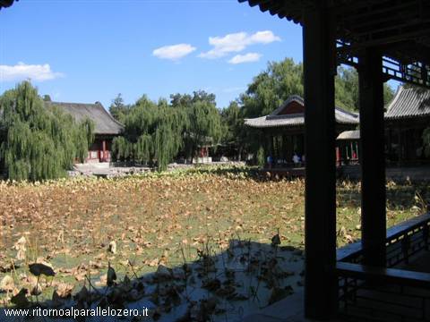 Small lake inside the Summer Palace
