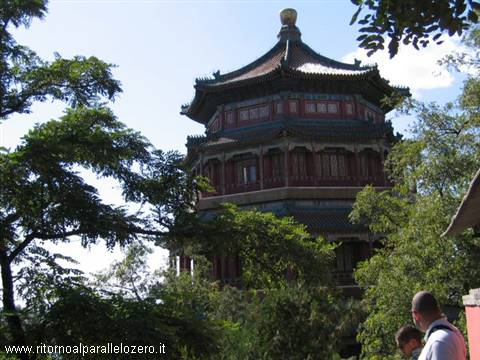 Tower dedicated to Buddha inside the Summer Palace