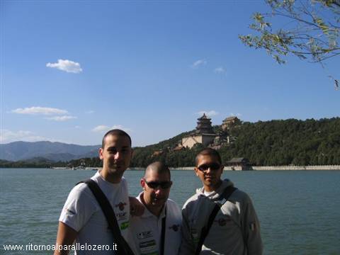 The Palace in the background