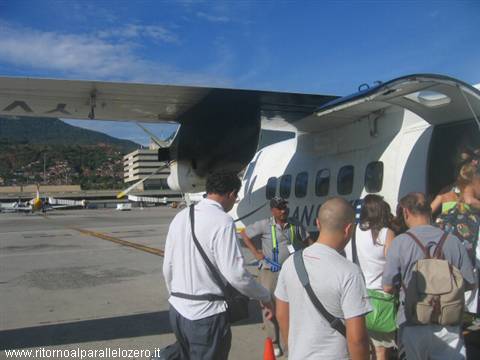 Boarding for Los Roques