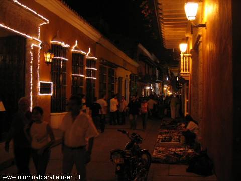 The night in Cartagena