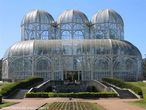 The greenhouse in the garden